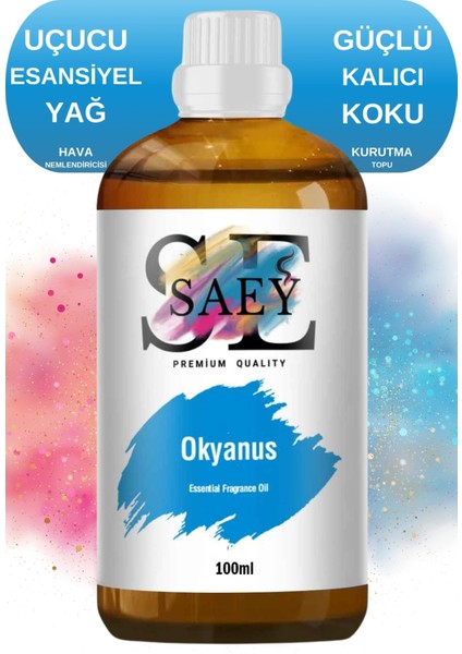 Okyanus Esansiyel Uçucu Koku Yağ Buhurdanlık Yağı Difüzör Esansı Hobi Esans 100ml