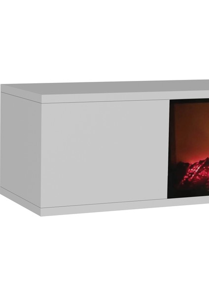Parladd şömineli Tv Sehpası Beyaz fırsatları