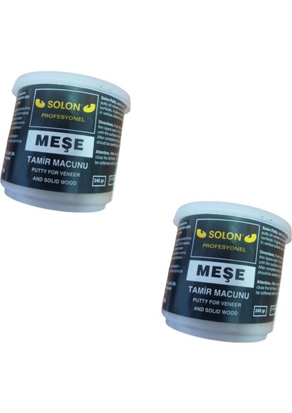 2 Adet Çok Amaçlı Ahşap Parke Masa Sehpa Çizik Çok Amaçlı Tamir Dolgu Macunu Meşe 240 Gr