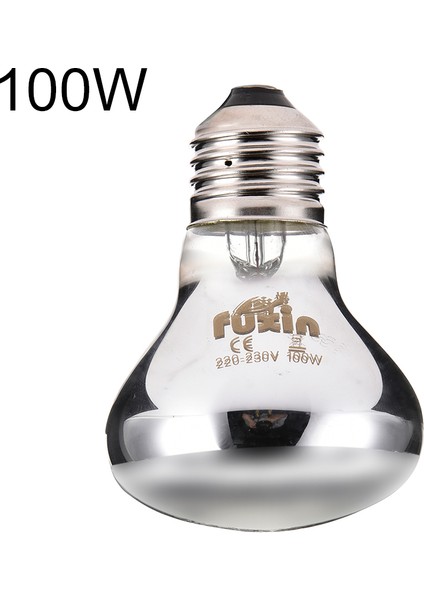 Beyaz 100W Tarzı E27 Farınfrared Seramik Pet Isıtma Lambası Kertenkele Kaplumbağa Örümcek Sürüngenler Kutusu Isıtıcı Isıtıcı Isı Ampul Brooder Yöntemi (Yurt Dışından)