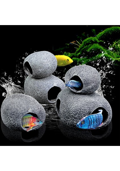 B Tarzı Kertenkele Yılan Kaplumbağa Sığınağı Dinlenme Mağarası Sürüngen Gizleme Mağara Ev Basking Gizle Habitat Akvaryum Peyzaj Teraryum Dekor (Yurt Dışından) fiyatları