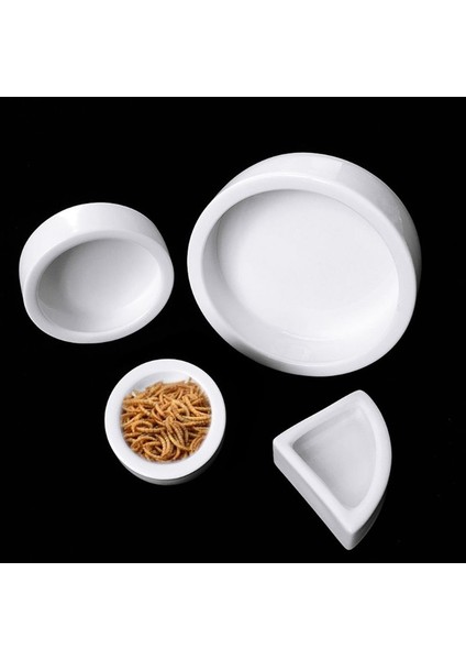 No.1 Tarzı Seramik Sürüngen Besleyici Su Yemek Tabağı Besleme Kabı Kaplumbağa Kertenkele Yılan Bate (Yurt Dışından) modelleri