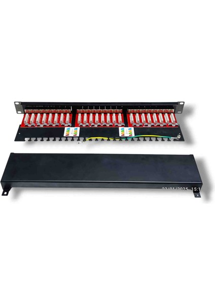 19'' 24 Port Cat-6 FTP Zırhlı Patch Panel – Yüksek Performanslı Rack Tipi Ağ Çözümü