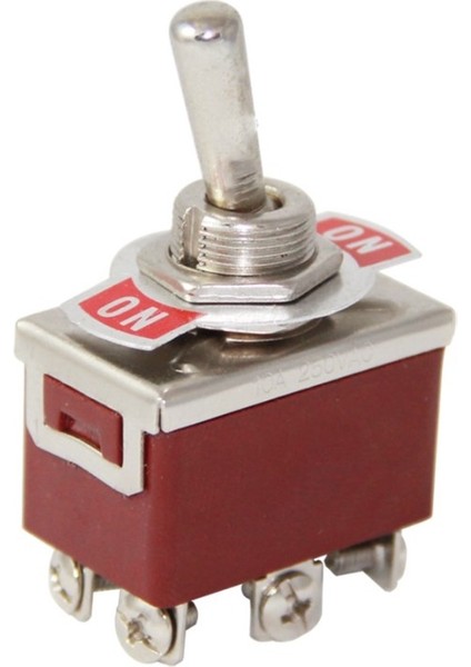 Toggle Switch 6p On-Off Ø12MM (IC-157)