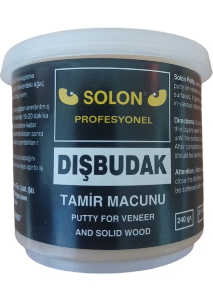 2 Adet Çok Amaçlı Ahşap Parke Masa Sehpa Çizik Çok Amaçlı Tamir Dolgu Macunu Dışbudak 240 gr