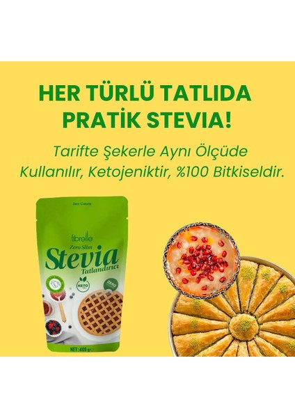Zero Slim Stevia Sweetener 400 gr