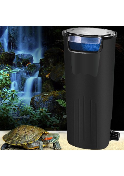 Abd Fiş Stili Akvaryum Filtresi 5W Düşük Su Seviyesi Sürüngen Filtre Şelale Plastik Temizleme Suyu Pompası Kaplumbağa Tankı Güçlü Su Filtresi Pompası (Yurt Dışından)