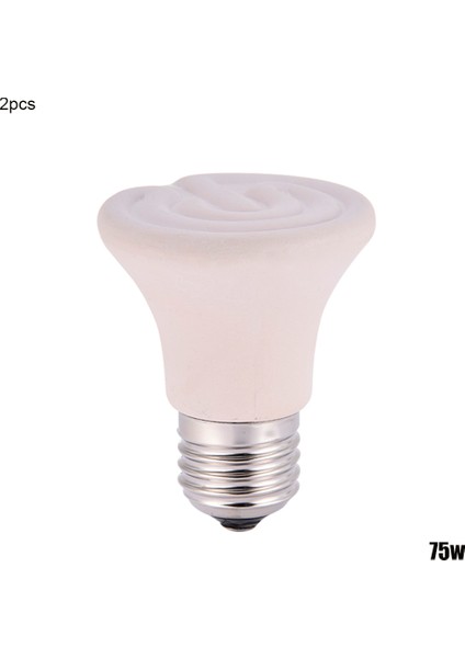 75W Tarzı Et Isıtma Lambası 25W 50W 75W 100W E27 Pet Isıtma Işığı Seramik Verici Isı Ampul Pet Brooder Sürüngen Lambası Isı Lambası (Yurt Dışından)