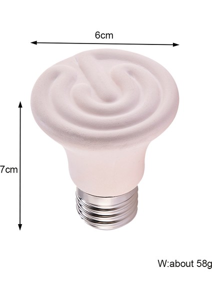 75W Tarzı Et Isıtma Lambası 25W 50W 75W 100W E27 Pet Isıtma Işığı Seramik Verici Isı Ampul Pet Brooder Sürüngen Lambası Isı Lambası (Yurt Dışından) modelleri