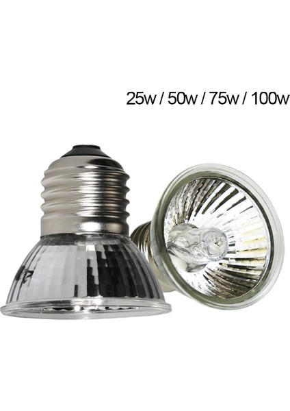 25W Tarzı 60X60 Tam Spektrum Uvauvb Isıtma Lambası Sürüngen Kaplumbağa E27 Isı Yalıtımı Kalsiyum Kertenkele Kurbağa Güneş Halojen Işık (Yurt Dışından)