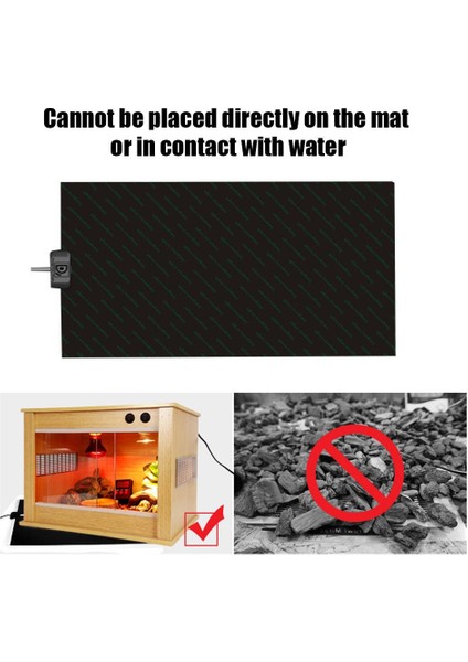 38W Tarzı 220 V Sürüngen Isıtma Mat Teraryum Isıtma Mat Pet Kaplumbağalar Yılan Kertenkele Hamster Için Isıtıcı Isıtma Pedi (Yurt Dışından) modelleri
