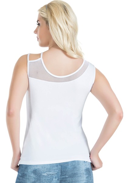 Shedo Derya Kurşun Geniş Transparan Askılı Kadın Atlet 180 fiyatları