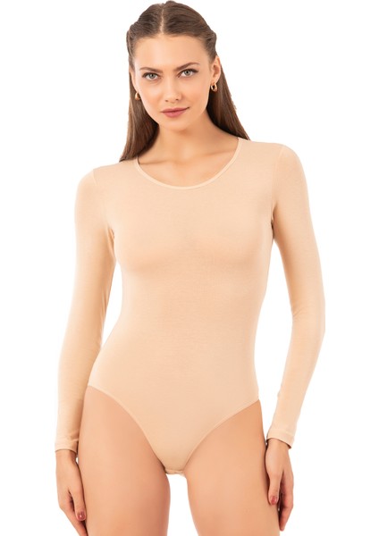 Özkan 0600 3'lü Paket Kadın Pamuklu Likralı Süprem Uzun Kollu Yuvarlak Yaka Kancalı Çıtçıtlı Örme Body fiyatları