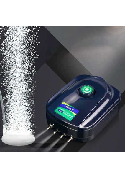 Hava Taşı Tarzı Ab Adaptör Fişi Sessiz 220V 8W 12W Hava Pompası Ayarlanabilir Süper Sessiz 4 Çıkışlı Akvaryum Balık Tankı Oksijen Hava Aeratorü, Koi Balık Hava Aeratori Hava Pompası (Yurt Dışından) modelleri