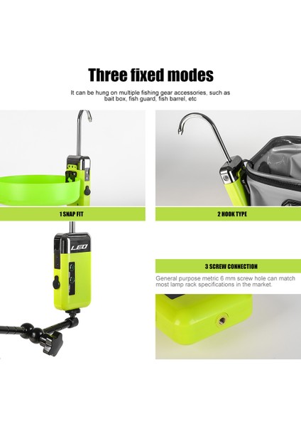 USB Şarj Balıkçılık Oksijen Pompası Akıllı Sensör Taşınabilir LED Aydınlatma Sıkıştırma Direnci Leo Için Açık Balıkçılık (Yurt Dışından) fiyatları