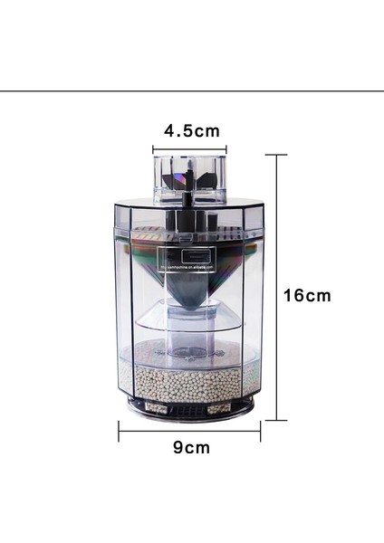 Yeşil Stil 1 Ünite Balık Dışkısını Emmek Için Bir Makine. Pnömatik Su Goblin Çökeltme Filtresi, Akvaryum Filtresi Yetiştiriciliği Fry Betta Karides (Yurt Dışından)