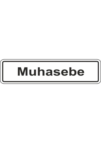 7 x 24 cm Pvc Muhasebe