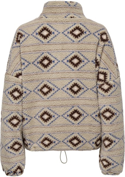 Kadın Yarım Fermuarlı Teddy Sweatshirt - 15340691 indirimleri