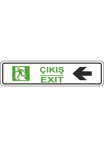 7 x 24 cm Pvc Çıkış-Sağ