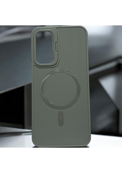 Samsung Galaxy A05S Uyumlu Kamerası Çıkıntılı Kablosuz Şarj Özellikli Kılıf