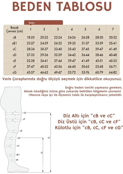 V71112 Varicease Comfort Hafif Basınç Diz Altı Kapalı Burun Çorap