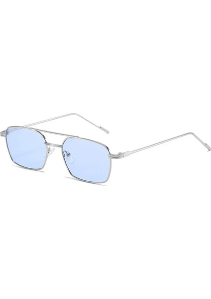 Dropshipping Moda Kare Güneş Gözlüğü Erkek Kadın Metal Güneş Gözlüğü Retro Güneş Gözlüğü Vintage Yüksek Kalite Gafas Oculos De Sol (Yurt Dışından)
