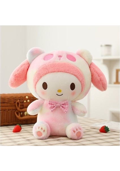Beautifyy 45-80CM Sanrio Peluş Oyuncak Bebek Karikatür Kawali Kuromi Melody Cinnamoroll Plush Toys Yumuşak Dolgalı Bebekler Çocuk Doğum Günü Hediyeleri (Yurt Dışından)