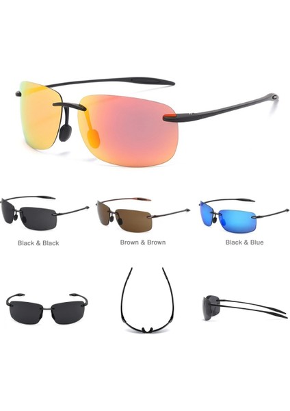 Erkekler Kadınlar Için Oranger Klasik Spor Polarize Güneş Gözlüğü TR90 Çerçevesiz Koşu Balıkçılık Golf Sörf Sürüş Için Güneş Gözlüğü Çerçeve (Yurt Dışından) fiyatları