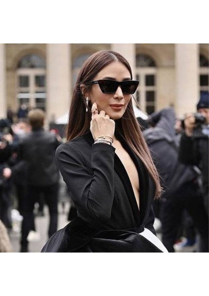 Kadınlar Için Trendy Kedi Göz Güneş Gözlüğü/erkekler Retro Kare Güneş Gözlüğü UV400 Koruma Gözlük Yaz Shades Moda Aksesuarları (Yurt Dışından) fiyatları
