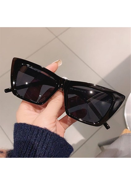 Kadınlar Için Trendy Kedi Göz Güneş Gözlüğü/erkekler Retro Kare Güneş Gözlüğü UV400 Koruma Gözlük Yaz Shades Moda Aksesuarları (Yurt Dışından) fırsatları