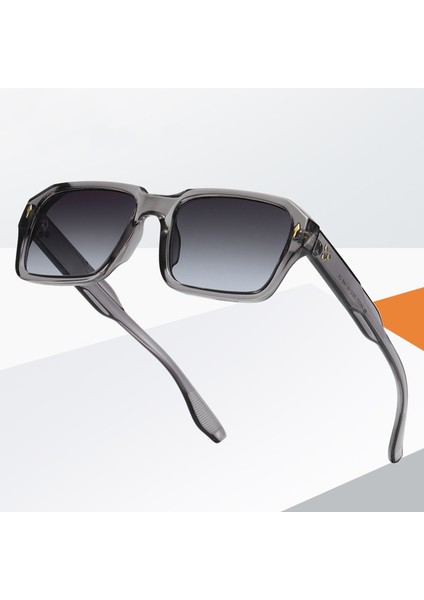 So & Eı Vintage Kare Kadın Güneş Gözlüğü Moda Çift Renk Erkekler Trend Punk Perçinler Degrade Güneş Gözlüğü Shades UV400 (Yurt Dışından) modelleri