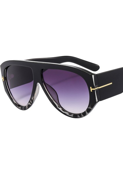 Lüks Pilot Boy Güneş Kadınlar Marka Tasarımcısı Büyük Çerçeve Degrade Güneş Gözlüğü Moda Gözlüğü Shades Oculos De Sol (Yurt Dışından) fırsatları