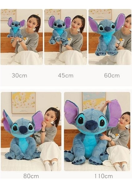 Fantastic Shop 60CM Stitch Peluş Oyuncak - Mavi (Yurt Dışından)