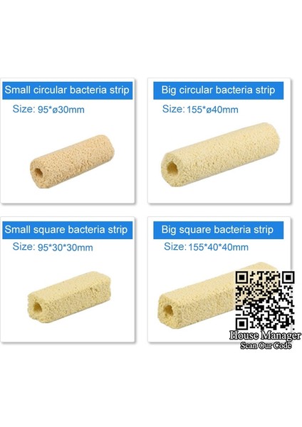 10 Adet 95MM Yuvarlak Stil Resim Olarak Akvaryum Alt Filtresi Malzeme Filtresi Akvaryum Balıkları Tankı Için Orta Biyolojik Filtre Çubuğu Gölet Besleme Kaynağı Nitrobakteri Çubuğu (Yurt Dışından) fırsatları
