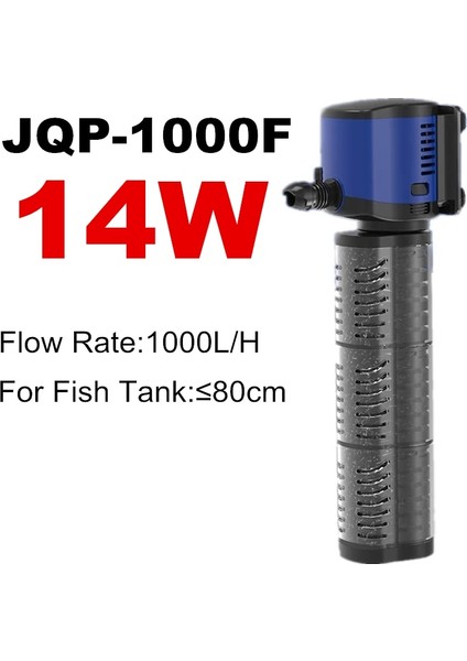 14W Tarzı M Beden Sunsun Sessiz Dahili Akvaryum Filtre Pompası Dalgıç Balık Tankı Su Pompası Filtre Dalga Sörf Sirkülasyon Oksijen Pompası (Yurt Dışından)