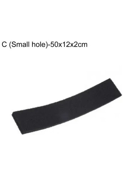 50X12X2CMC Stili Filtre Süngeri Faydalı Aktif Karbon Tasarımı En Büyük Yapışma Siyah Akvaryum Biyokimyasal Filtre Köpük Su Deposu Ev Aksesuarları (Yurt Dışından)