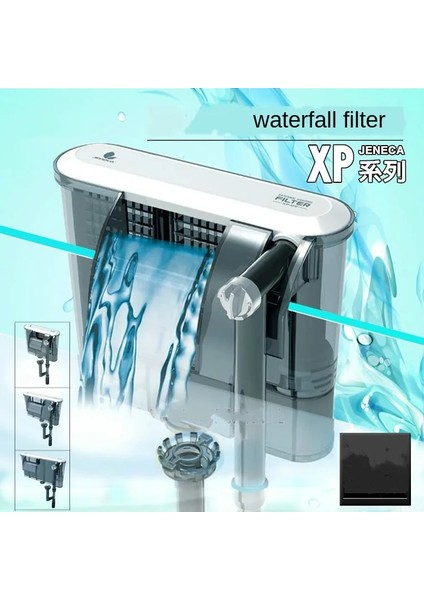 Xp-05 Stili Akvaryum Filtresi Aksesuarları Hava Pompası Şelale Akvaryum Filtresi Tankı Harici Duvara Monte Edilebilir Yağ Filmi Işleme Balık Tankı Pompası (Yurt Dışından) fiyatları