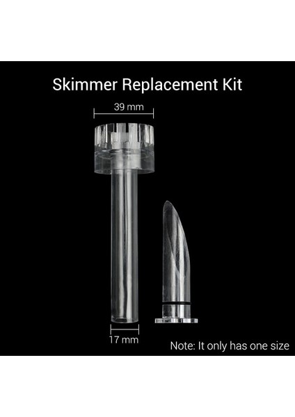 Yüzey Skimmer Stili 17 mm Nıcrew Skimmer Cam Zambak Boru Urface Giriş Çıkış Akvaryum Su Bitkileri Tankı Dış Filtre Balık Aksesuarı (Yurt Dışından)