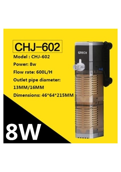 8W Tarzı Ingiltere Fişi 220V Akvaryum Iç Filtre Pompası Sunsun Balık Tankı Dalgıç Sünger Filtre Hava Kompresörü Su Akışı Oksijen Artırmak Hava Pompası (Yurt Dışından)