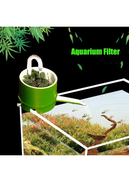 Bir Stil 3-In-1 Akvaryum Filtre Kutusu Bambu Tüp Tipi Abs Su Akış Cihazı Mini Üste Monte Harici Balık Tankı Filtresi Su Arıtma (Yurt Dışından) fırsatları