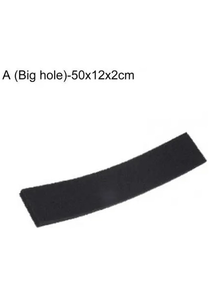 50X12X2CM Bir Stil Filtre Süngeri Faydalı Aktif Karbon Tasarımı En Büyük Yapışma Siyah Akvaryum Biyokimyasal Filtre Köpük Su Deposu Ev Aksesuarları (Yurt Dışından)