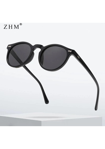 Yeni Retro Polarize Güneş Gözlüğü Erkekler Kadınlar Için Moda Küçük Yuvarlak Güneş Gözlüğü Erkek Kadın Edebi Vintage Shades Sürüş Gözlük (Yurt Dışından) fırsatları