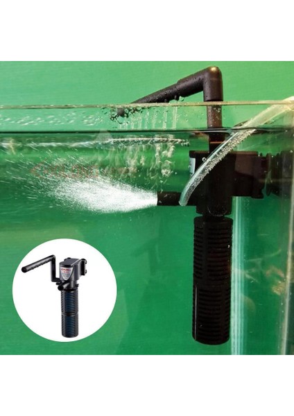 Xs-Çok Renkli Stil Mini Japon Balığı Filtresi Mikro Akvaryum Su Arıtma Pompası Havalandırma ve Pompa Filtrasyonu Dahili Dalgıç Üçlü N5L2 (Yurt Dışından) modelleri