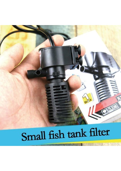 Xs-Çok Renkli Stil Mini Japon Balığı Filtresi Mikro Akvaryum Su Arıtma Pompası Havalandırma ve Pompa Filtrasyonu Dahili Dalgıç Üçlü N5L2 (Yurt Dışından) fırsatları
