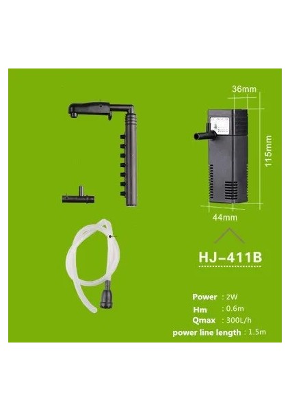 HJ-411B Stili Au Adaptör Fişi Sunsun HJ111B HJ-111B HJ-311B HJ311B HJ-411B HJ411B Akvaryum Balıkları Tankı Dahili Filtre Su Pompası Dahili Filtre (Yurt Dışından)