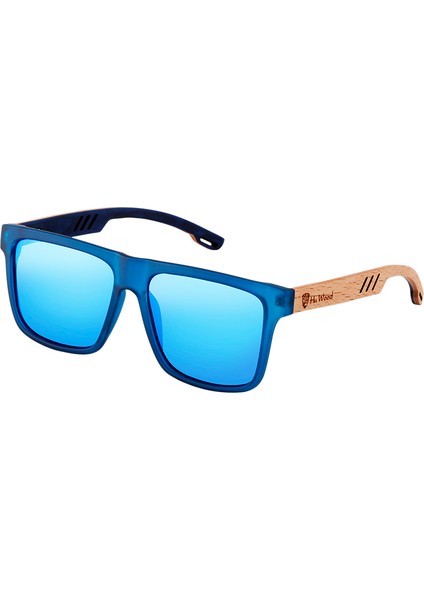 Hu Ahşap Yeni Yüksek Kaliteli Kare Güneş Gözlüğü Erkekler Için Polarize UV400 Moda Sunglass Ayna Spor Güneş Gözlüğü Sürüş Oculos (Yurt Dışından)