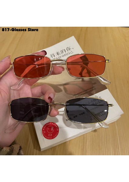Şeker Renk Vintege Metal Kedi Göz Güneş Gözlüğü UV400 Kadın Yaz Sokak Gözlük Kadınlar Için Kore Tarzı Gafas De Sol (Yurt Dışından) fiyatları