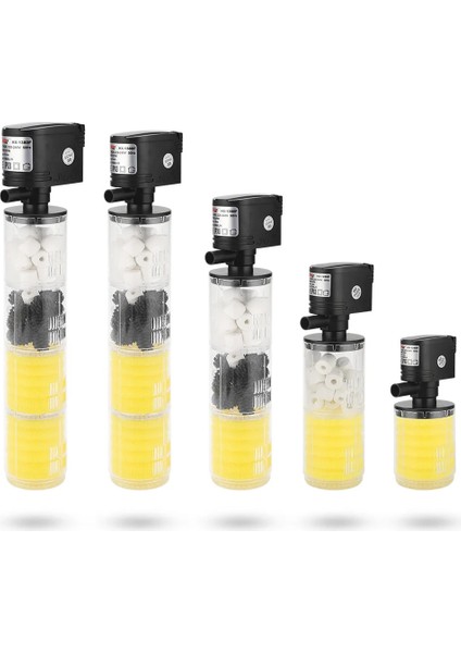 HX-1280F Stili Ingıltere Fişi Akvaryum Çok Işlevli Filtre Pompası Oksijen Balık Tankı 4 Katmanlı Filtre Akvaryum Iç Filtre Malzemesi Hava Pompası (Yurt Dışından) modelleri