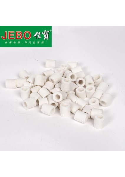 Beyaz Stil 500G Yenı Jebo Filtre Biyolojik Halkalar Seramik Biyo Gözenekli Medya Biyosikl Malzeme Akvaryum Balık Tankı Nitrifikasyon Bakterileri 300GG (Yurt Dışından) fiyatları