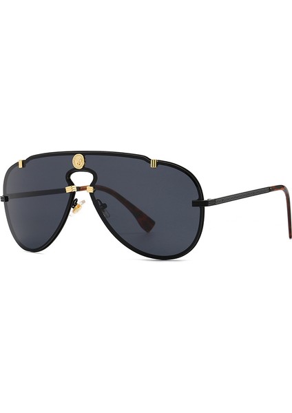 Lüks Marka Tasarımcısı Büyük Boy Pilot Güneş Gözlüğü Erkek Kadın Moda Vintage Metal Yıldız Güneş Gözlüğü Erkek Gözlük UV400 Tonları (Yurt Dışından) fiyatları
